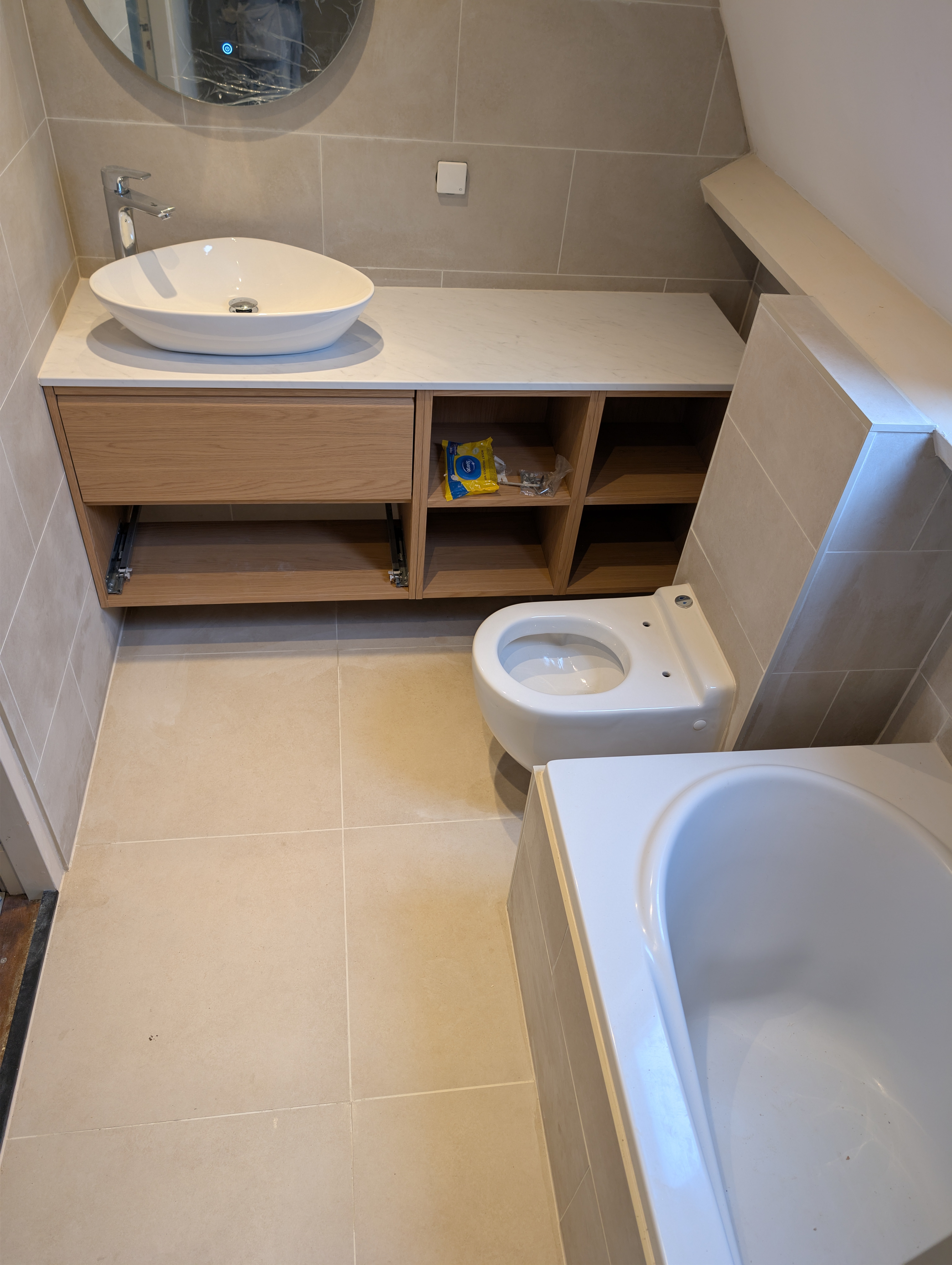 Renovatie badkamer – Antonie Heinsiustraat, Den Haag