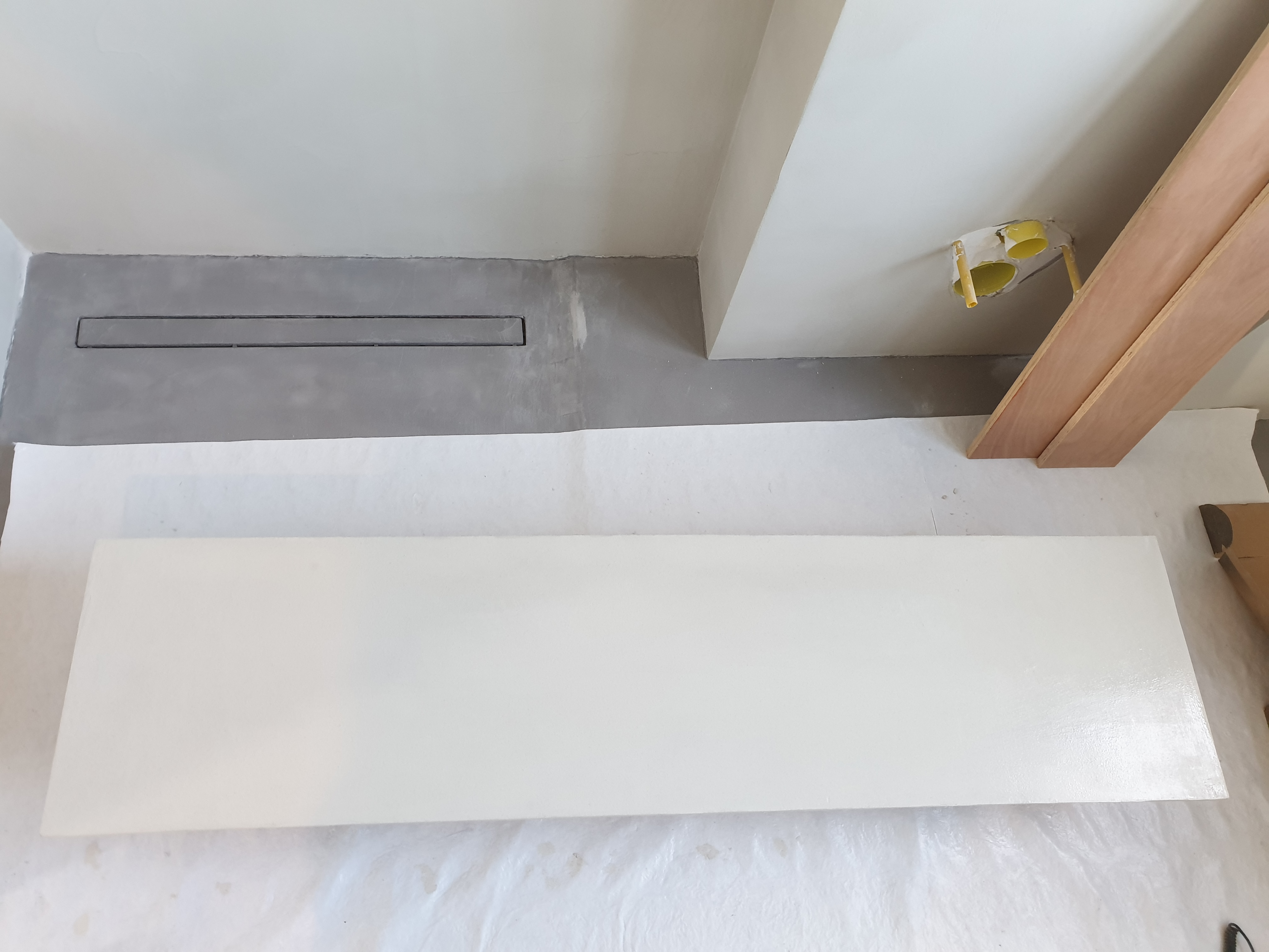 Verbouwing badkamer met beton-cire – Barend Hooykaasstraat, Bergschenhoek – Tijdens en impressie 7